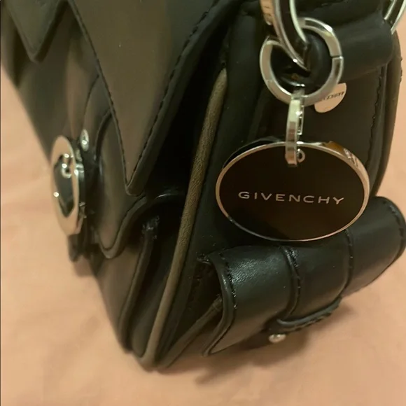 Givenchy Black Classic Shoulder Bag with Silver Accents - Picture 6 of 7